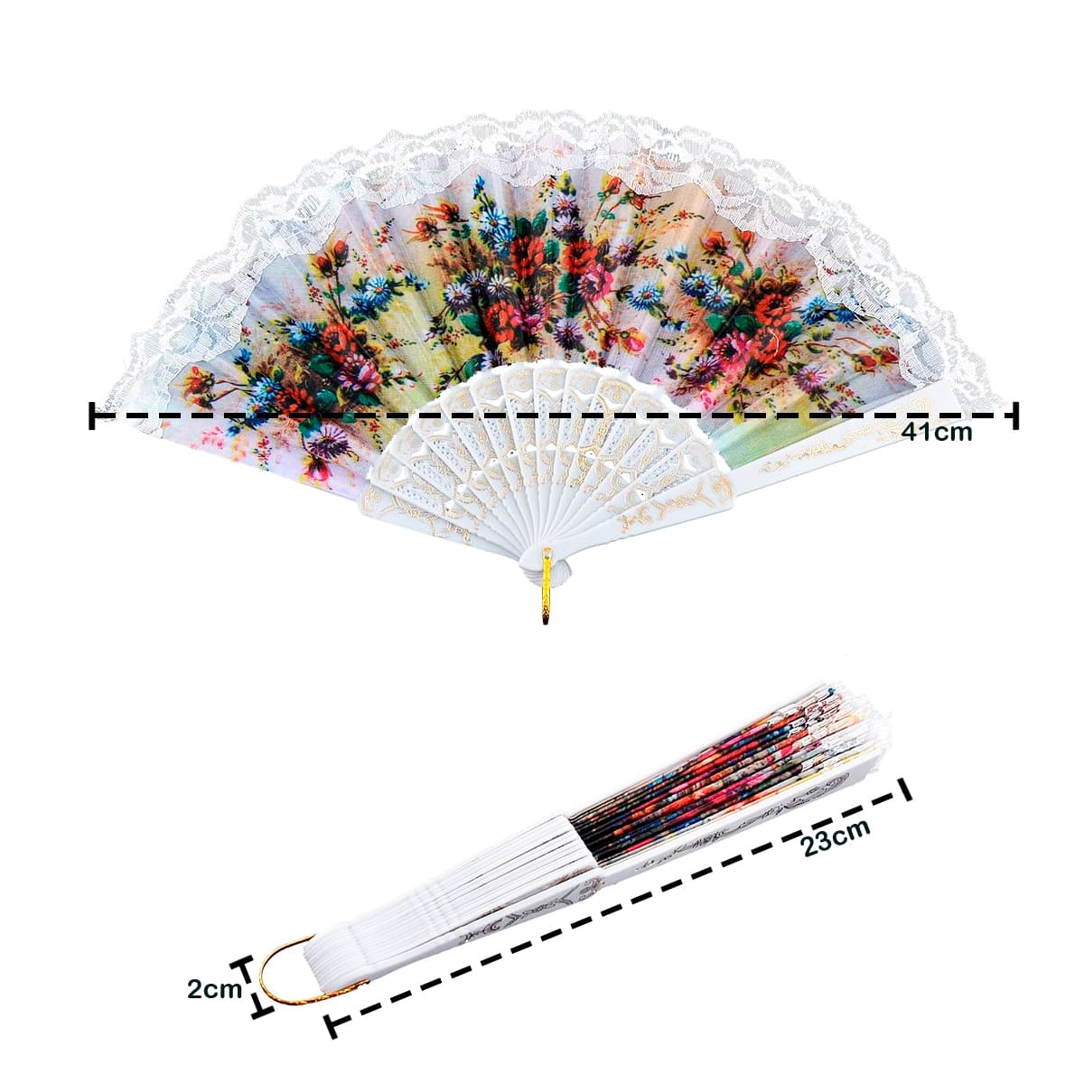 Miniatura 11 de Abanico De Mano X2 Plegable GM2024-340